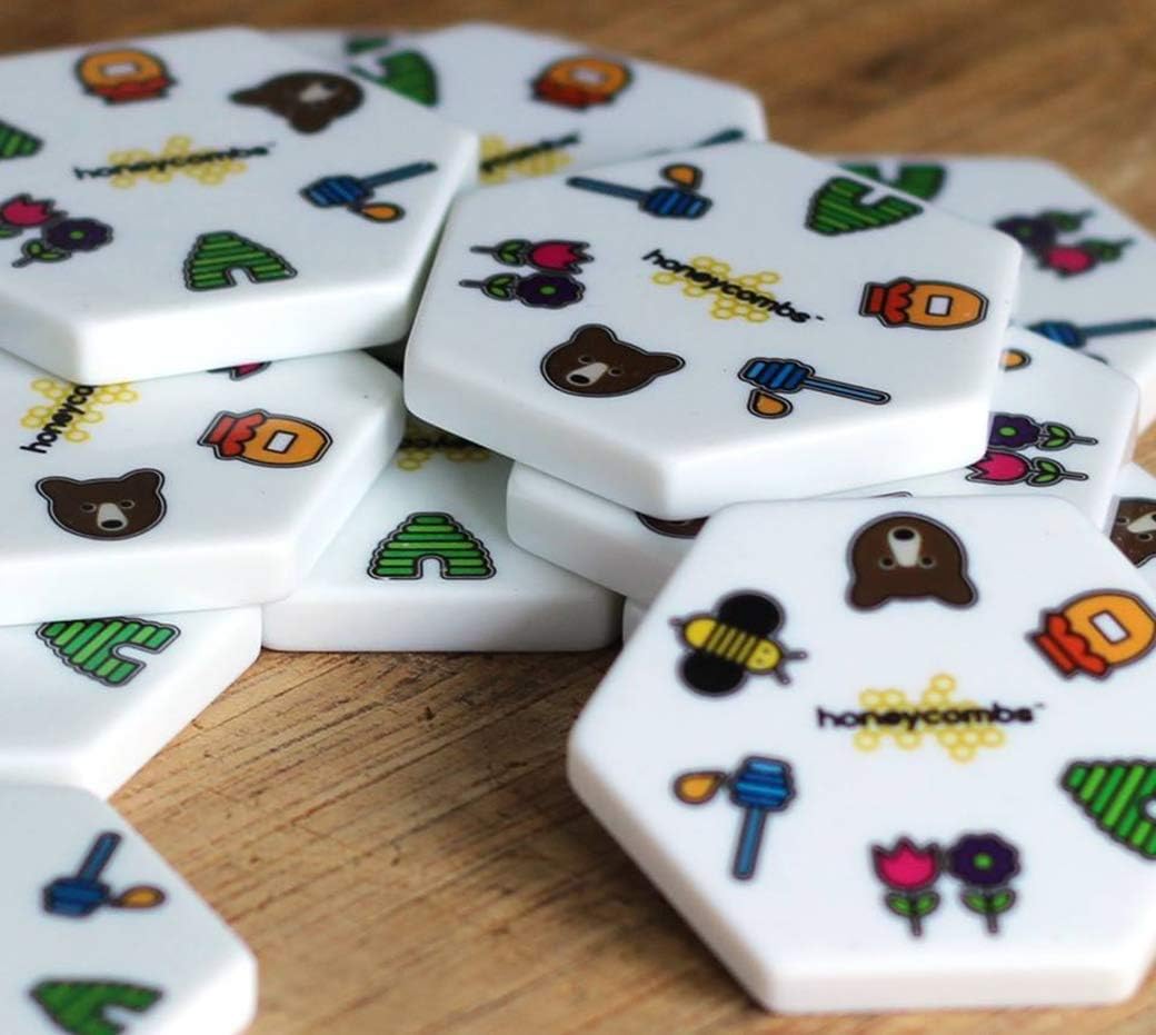 Gibsons Honeycombs Tile Matching Family Board Game 3