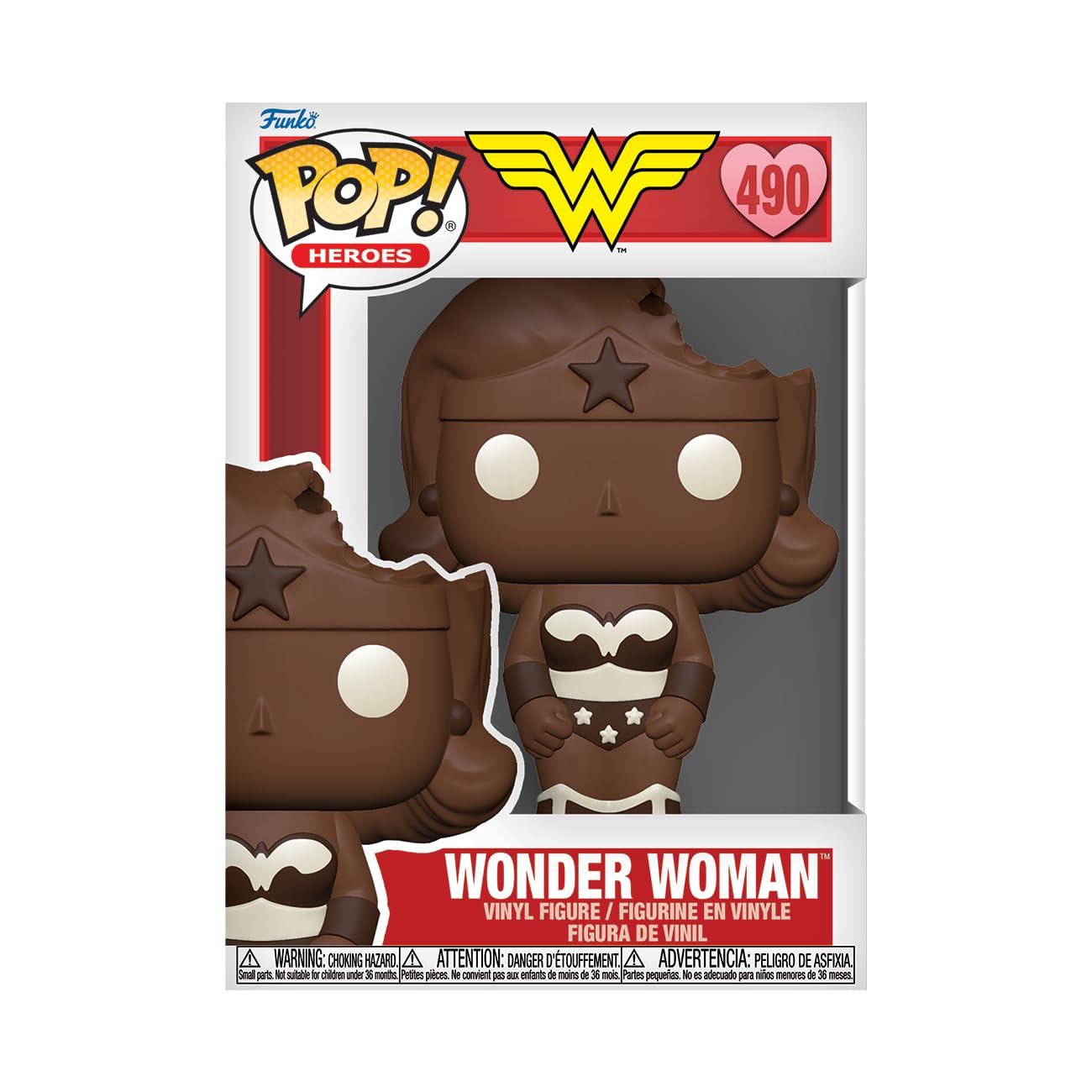 Funko Pop! Heroes: DC - Wonder Woman (Valentine's Choco) Vinyl Figure 76221 8