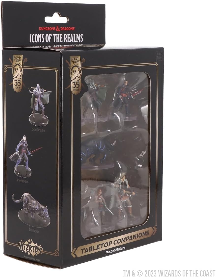 Wizkids D&D The Legend of Drizzt 35th Anniversary Pre-Painted Miniatures Boxed Set 3