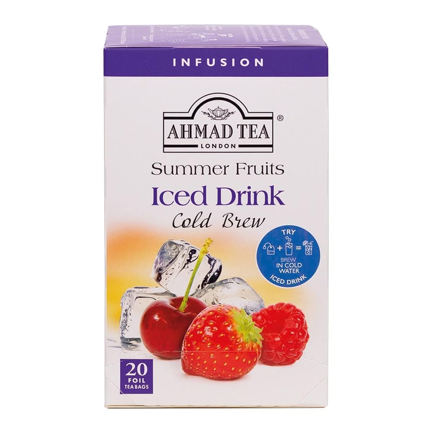 Ahmad Tea - Summer Fruits Cold Brew Infusion Tea - 20 Teabag Sachets