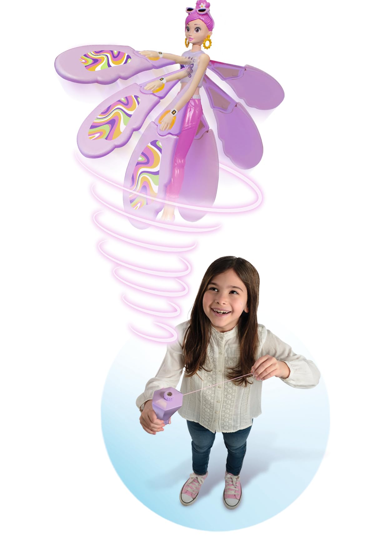 Sky Dancers: Lovely Luna - Dazzling Flying Doll Toy for Kids 5+ 3