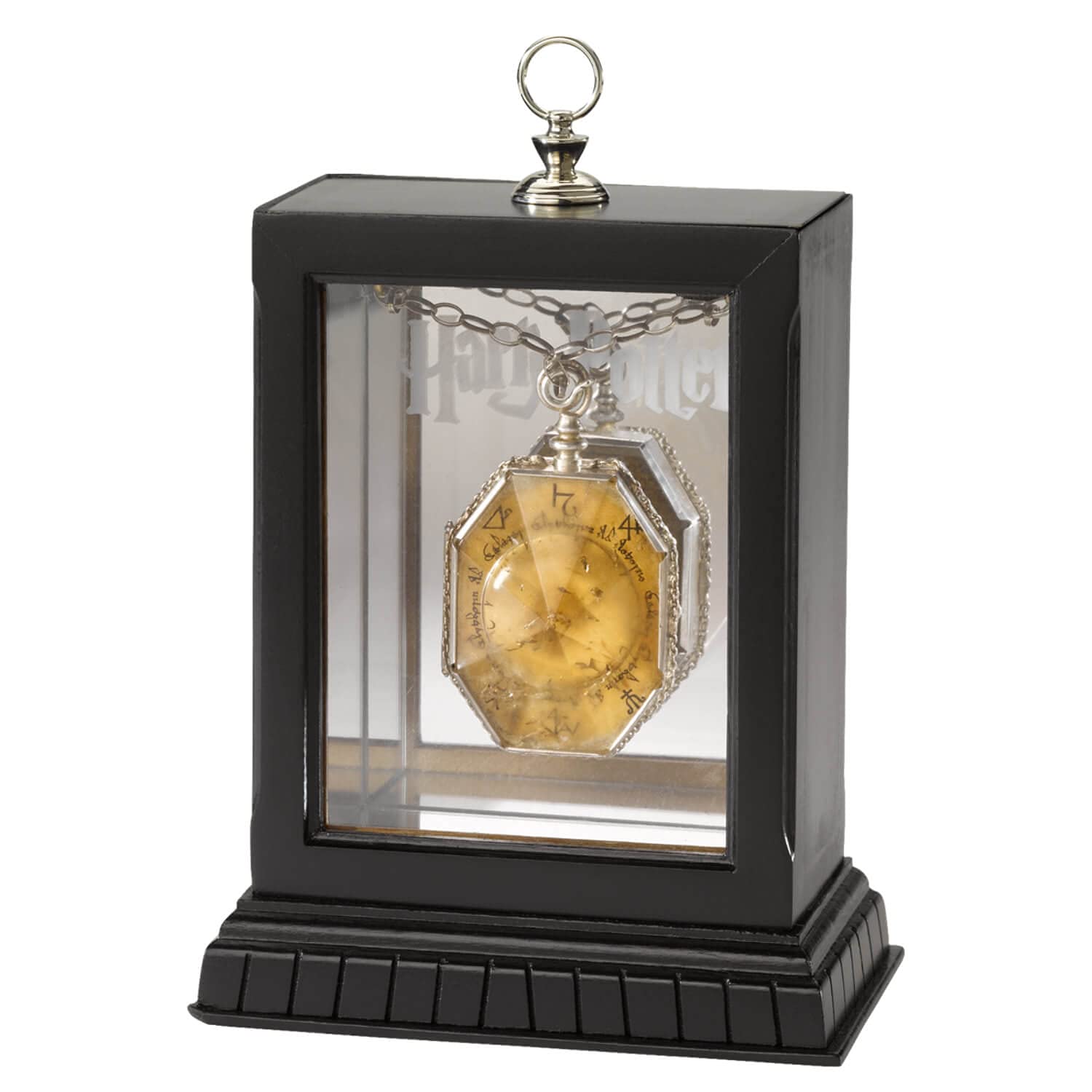 The Noble Collection Harry Potter The Locket from the Cave - Die-Cast Metal Locket with Chain & Wooden Display Case