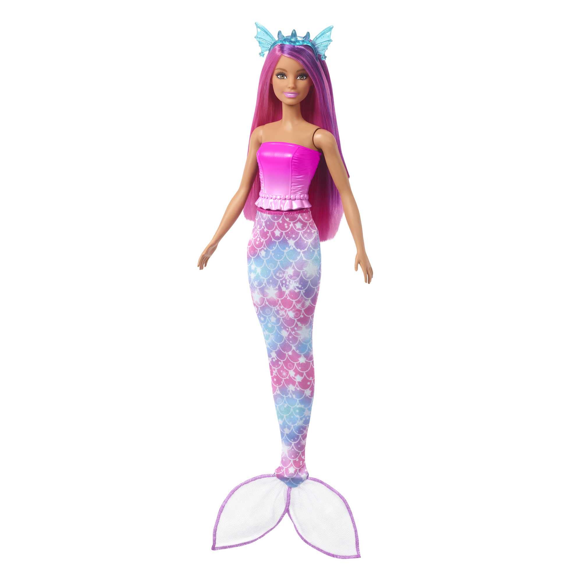 Barbie Dreamtopia Doll - Mermaid Fantasy Dress-Up Playset with Unicorn and Dragon Pets 3