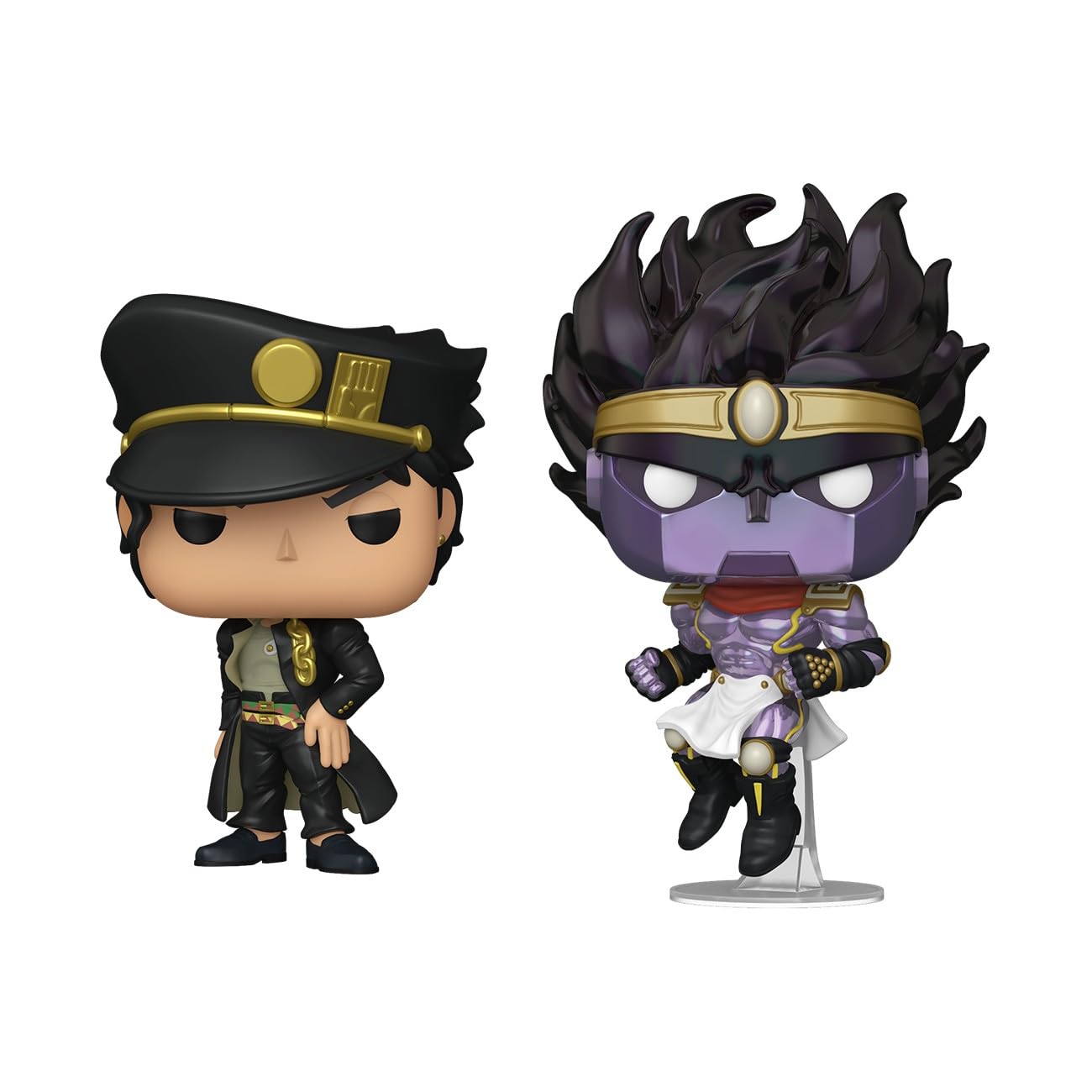 Funko POP! Animation: Jotaro & Star Platinum - JoJo's Bizarre Adventure Figure | Vinyl | 3.75 Inch