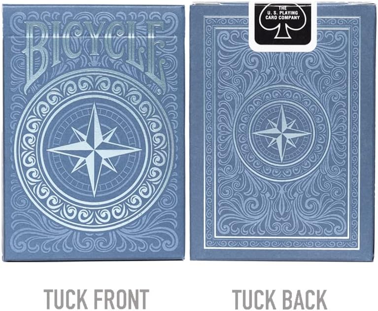 Bicycle Odyssey Playing Cards Blue 3