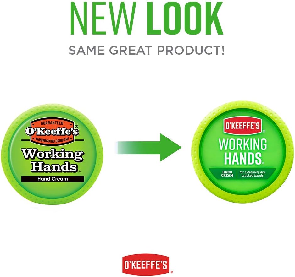 O'Keeffe's Working Hands Moisturizing Hand Cream (96g Jar, Pack of 6)