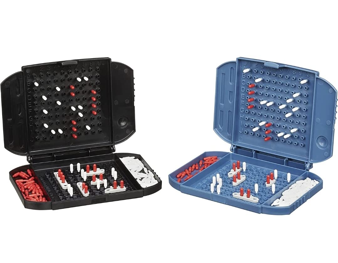 Hasbro Gaming Battleship Grab & Go Game - Travel Size | 2 Players | Plastic