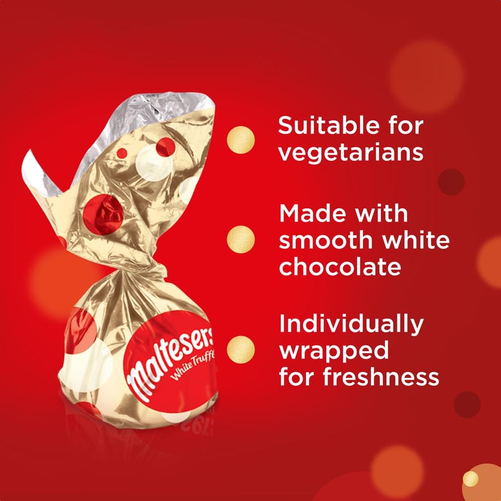 Maltesers White Chocolate Truffles Gift Box, 200g 3