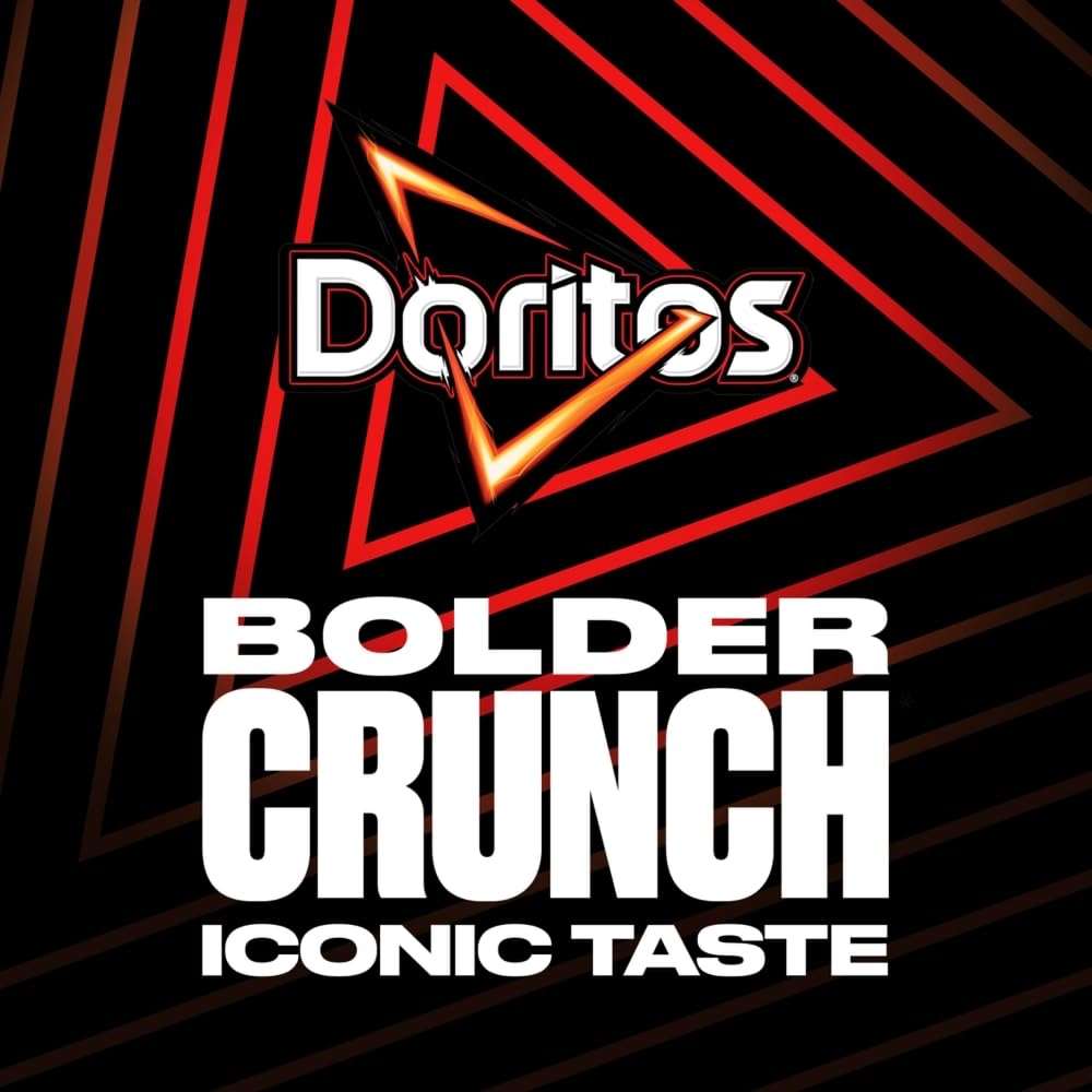 Doritos Tangy Cheese Tortilla Chips, 40g (Case of 32) - Bold Flavour, Vegetarian Crisps 15
