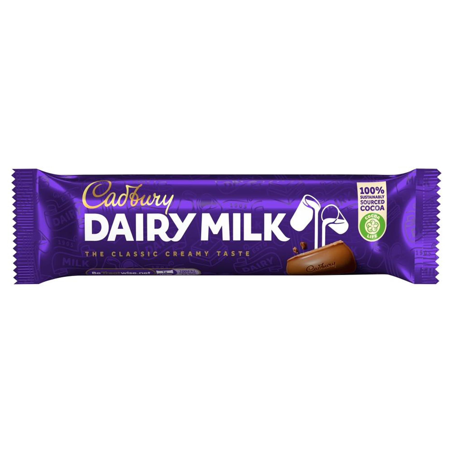 Cadbury Dairy Milk Chocolate Bar, 45g, Pack of 24