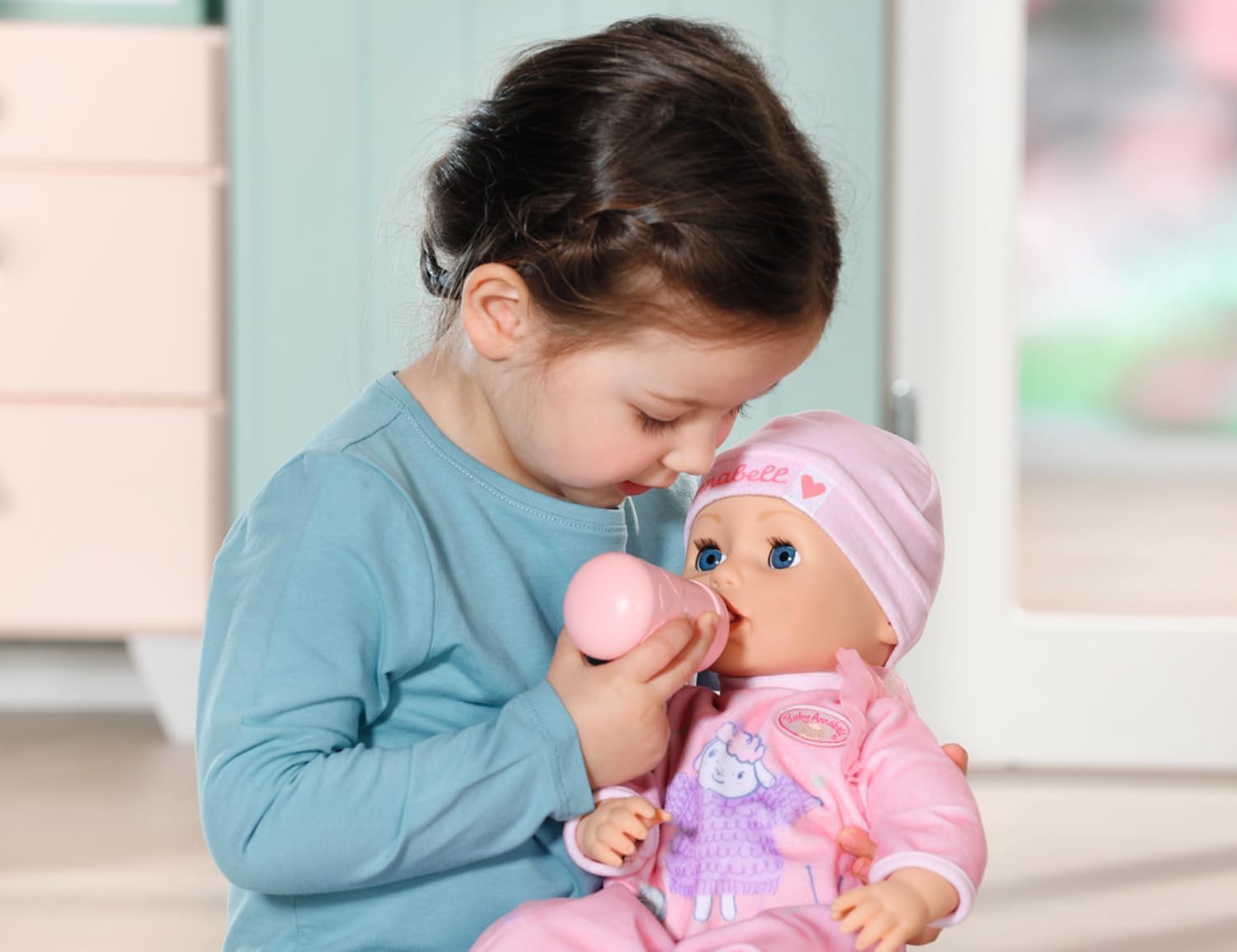 Baby Annabell Universal Milk Bottle 706794 - Sealed Cloud Design for 43cm Dolls 3