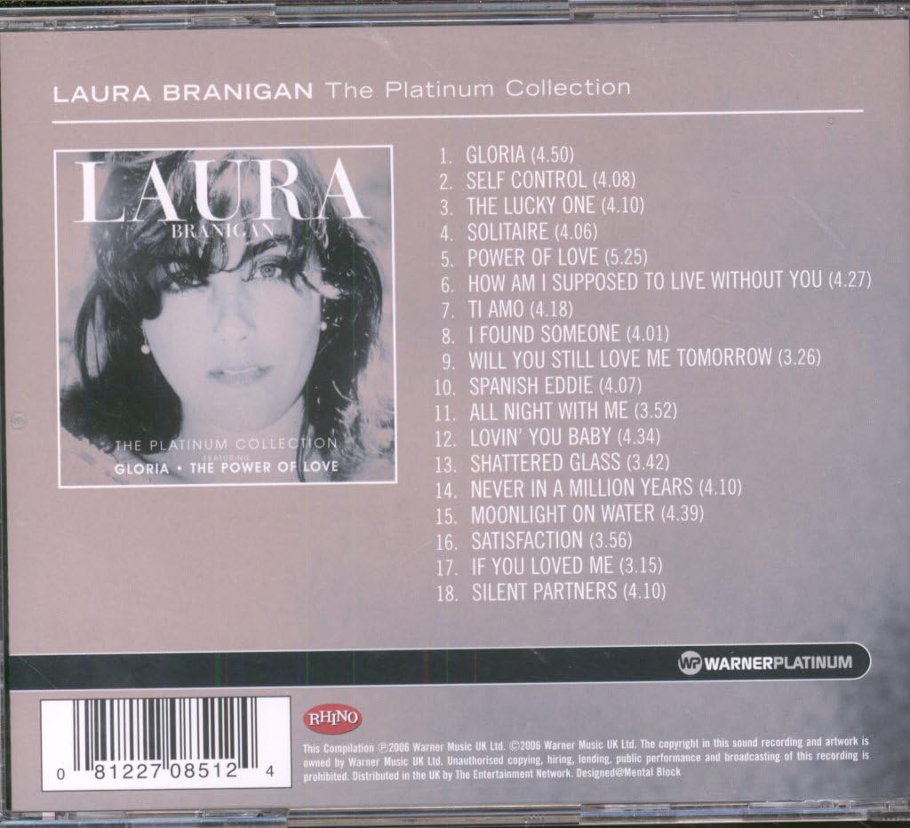 Laura Branigan - The Platinum Collection Audio CD 4