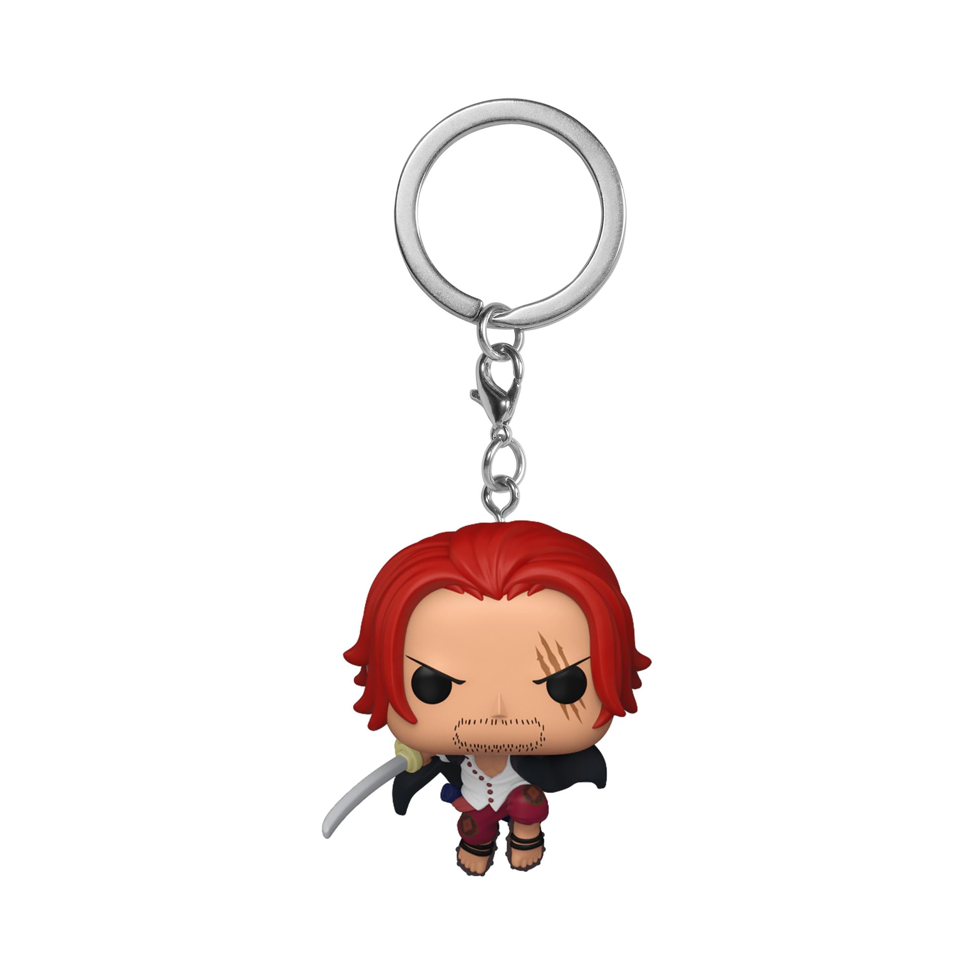 Funko POP! Keychain One Piece - Shanks Vinyl Figure | 4.63-in Tall | Multicolor 1