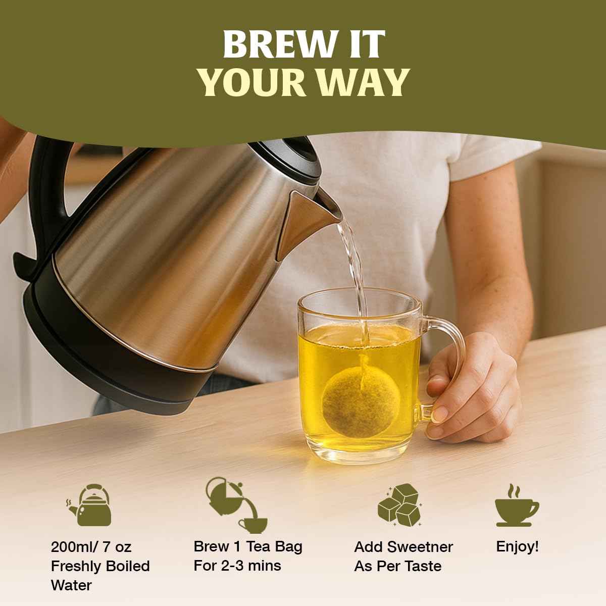 HANDPICK Fennel Tea (100 Eco Conscious Tea Bags) - Caffeine & Gluten Free 3