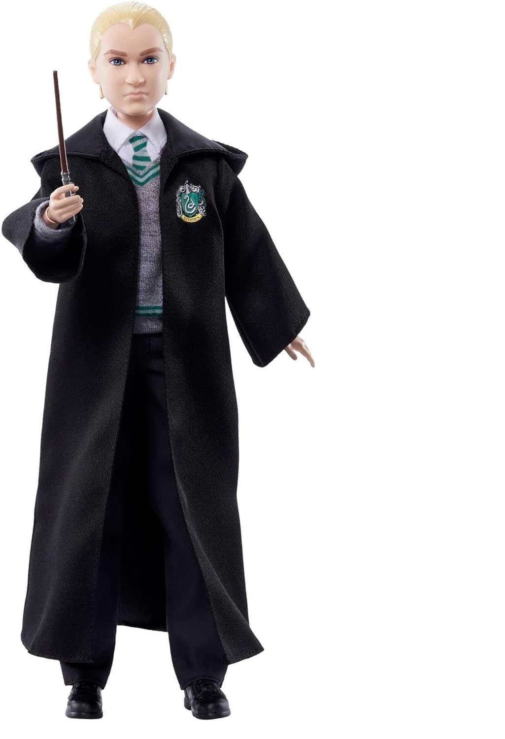Harry Potter Draco Malfoy Action Figure - 11-Point Articulation, Hogwarts Uniform & Wand - Collectible Toy for Kids 6-12