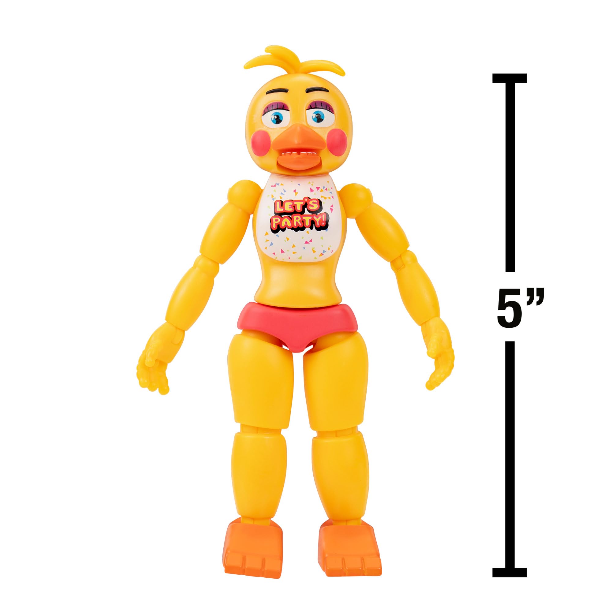 Five Nights at Freddy's Toy Chica - 5-Inch Articulated Figure with Jumpscare Feature 3