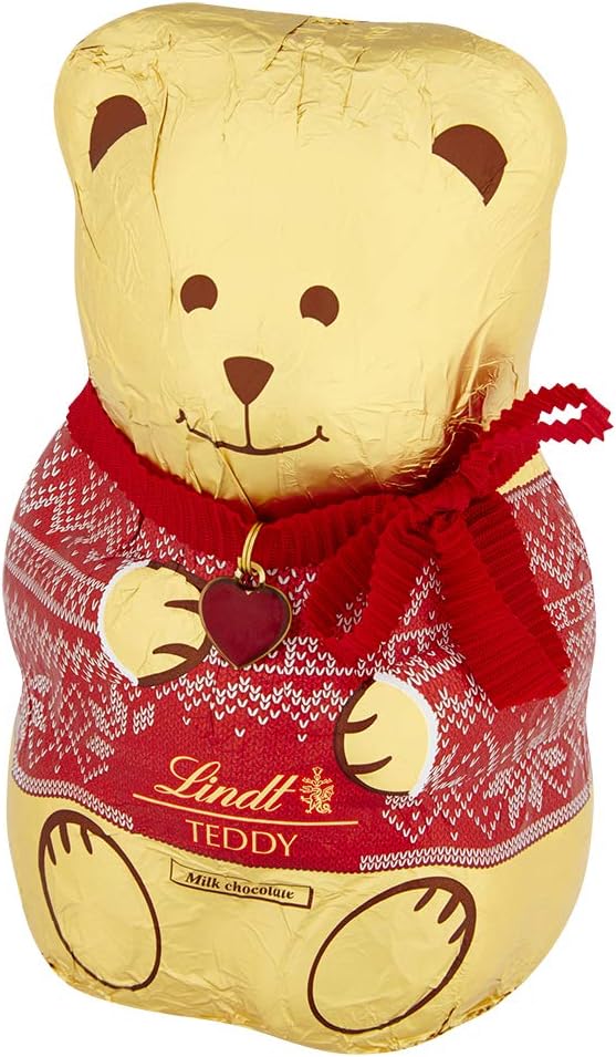 Lindt - Teddy with Christmas Jumper Hollow Chocolate Figure (200 g) 5
