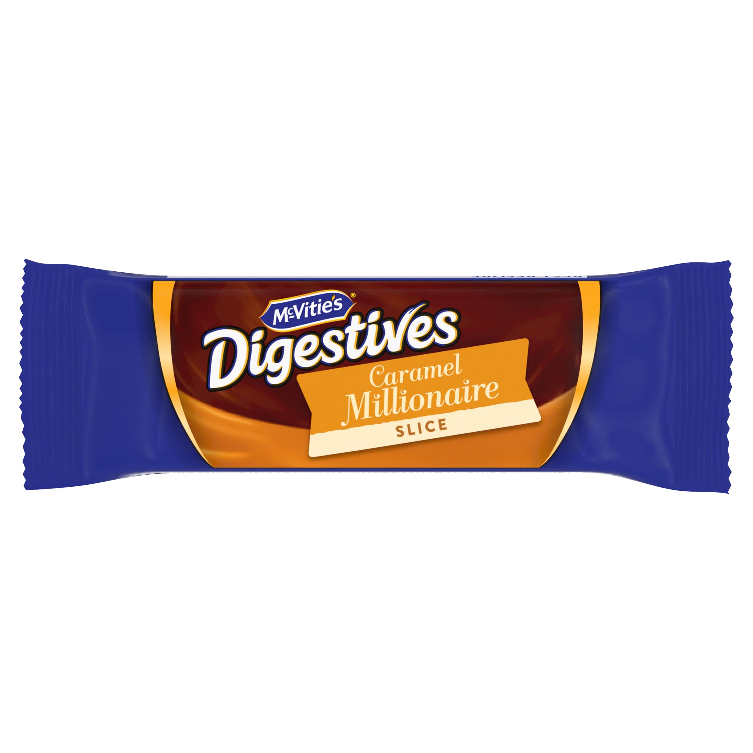 McVitie's Digestive Caramel Millionaire Individually Wrapped Slices, 5 Pack