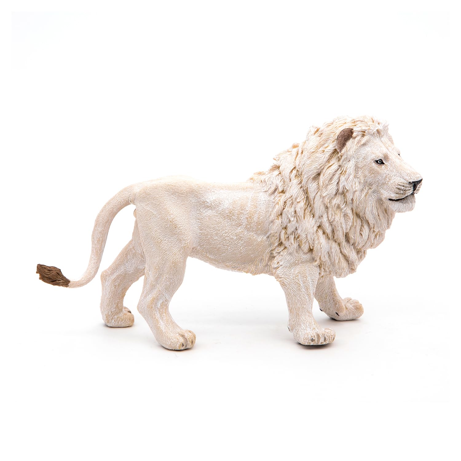 Papo White Lion Figurine - Wildlife Action Figure for Imaginative Play 3
