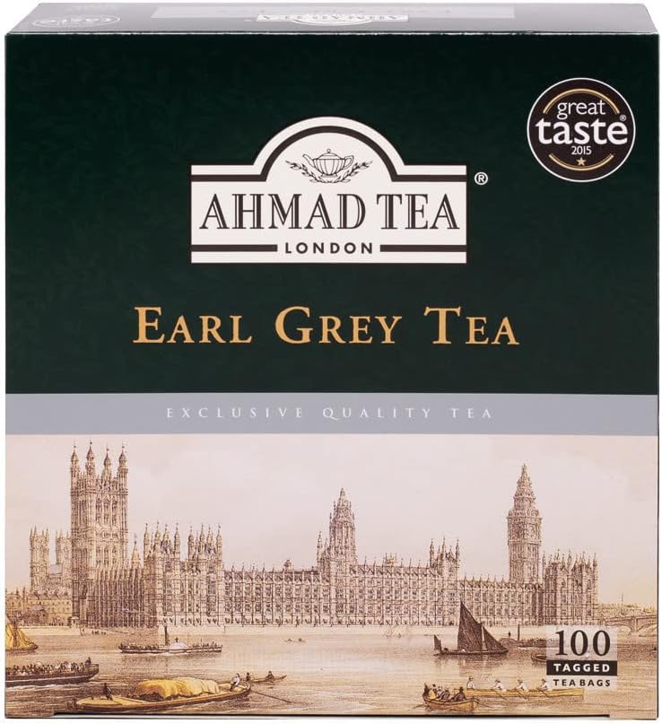 Ahmad Tea - Earl Grey Black Tea (100 Teabags)