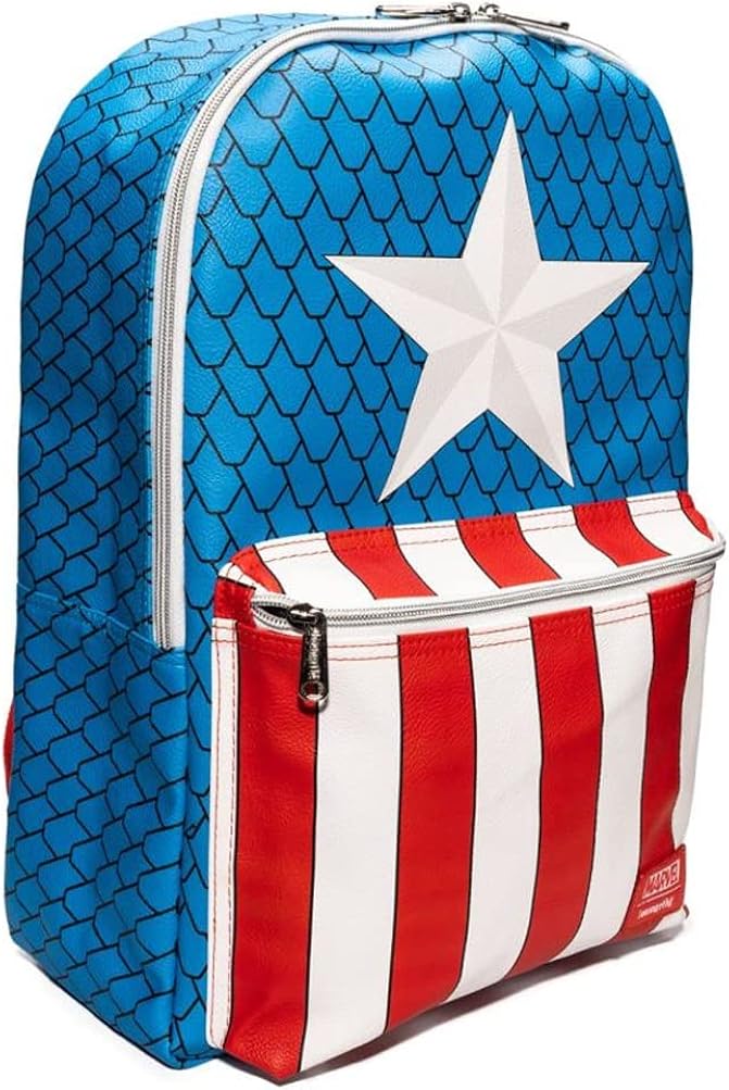 Loungefly Captain America Mini Backpack with Exclusive Pin 12