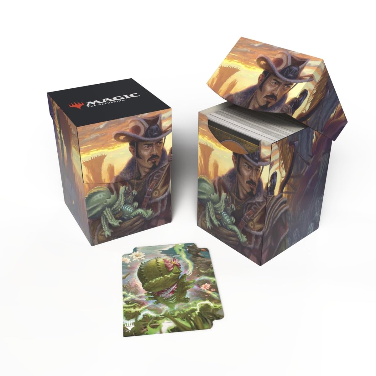 Ultra Pro Magic: The Gathering - Outlaws of Thunder Junction 100+ Deck Box with Yuma Art