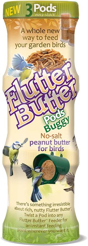 Jacobi Jayne FB-PB3 Flutter Butter Buggy Pods, Pack of 3 x 170g