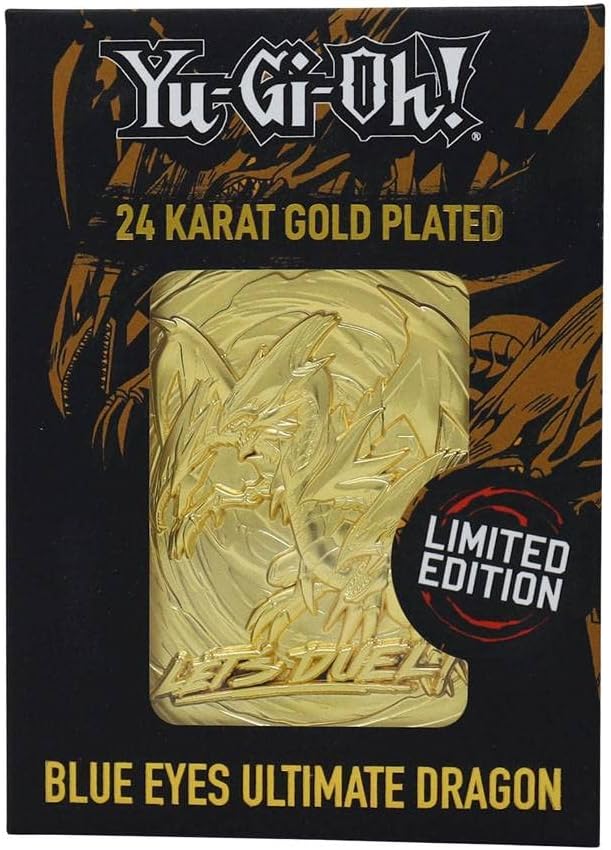 Yu-Gi-Oh! YGO30G Limited Edition - Blue-Eyes Ultimate Dragon 24K Gold Plated Metal Card (YGO30G)