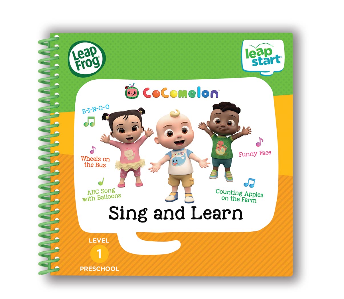 LeapFrog LeapStart Level 1 CoComelon Sing and Learn Book - Interactive Educational Toy for Ages 2-5 4