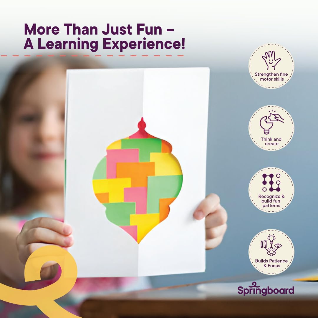 Springboard 10352 Pre-Cut Coloured Mosaic Squares - 1x1 cm (Pack of 10,000) 4