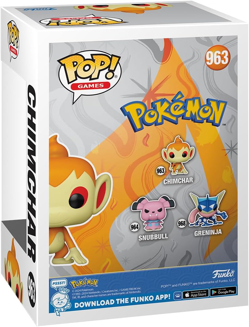 Funko Pop! Animation Pokémon - Chimchar Vinyl Figure (Breezy Cave 37)