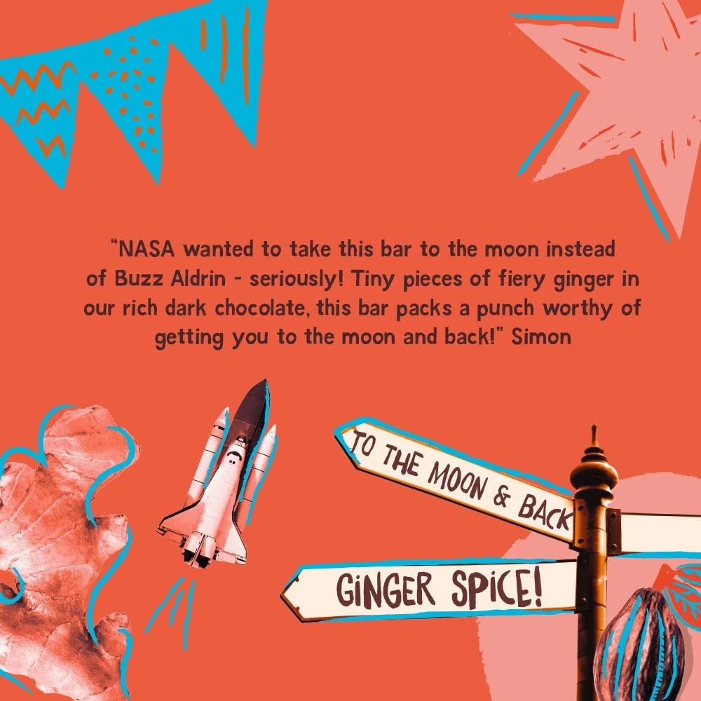 Montezuma's - Spice It Up 70% Cocoa Dark Chocolate with Ginger 90g Bar