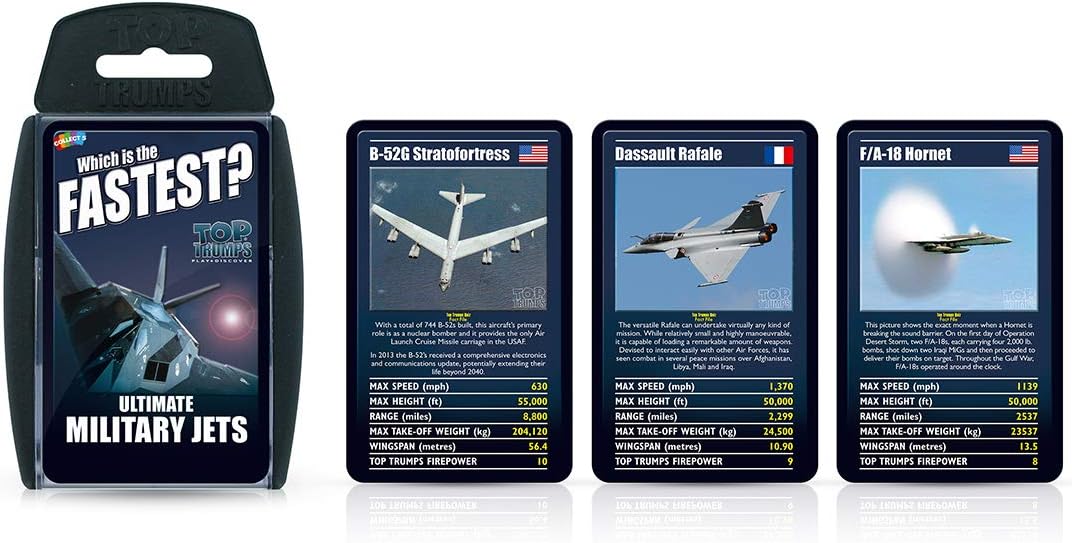 Top Trumps Ultimate Military Jets Card Game 3