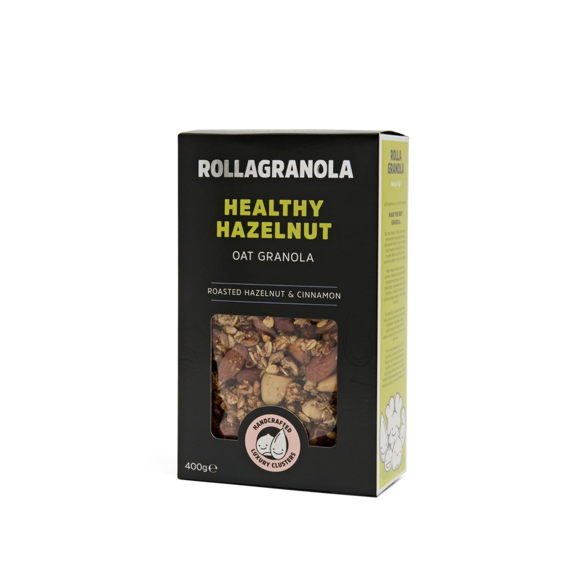 Rollagranola Cinnamon & Hazelnut Granola - Gluten Free Oats, 400g