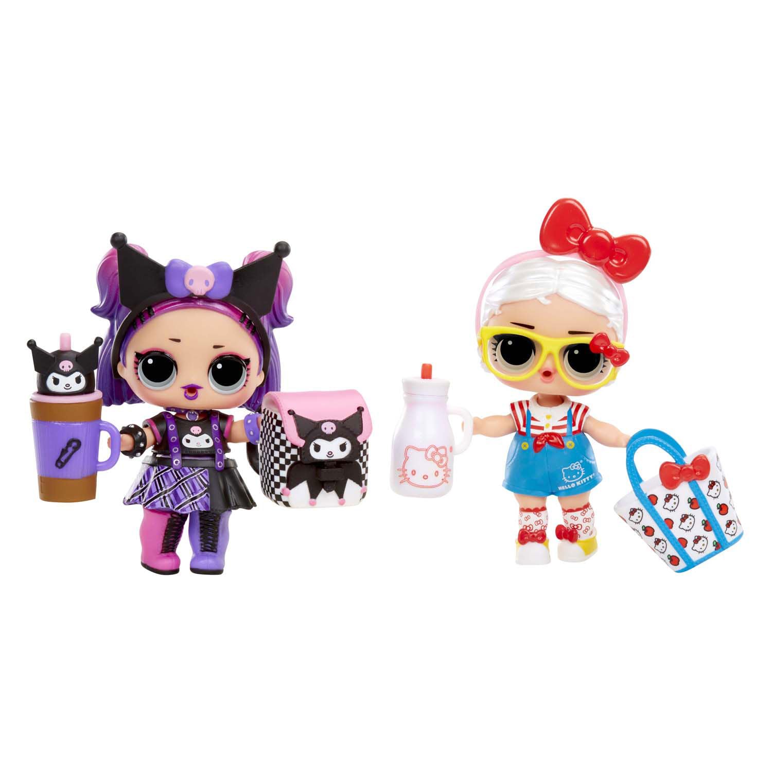 L.O.L. Surprise! Loves Hello Kitty and Friends Tots - 1 Doll with Fashions & Accessories, 8-Piece Playset