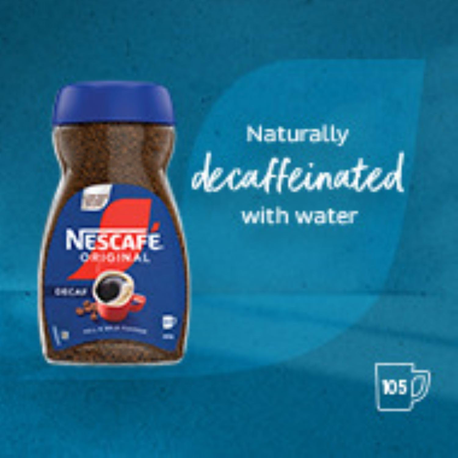 NESCAFÉ Original Decaf Instant Coffee 190g - Rich Aroma, Full and Bold Flavor 9