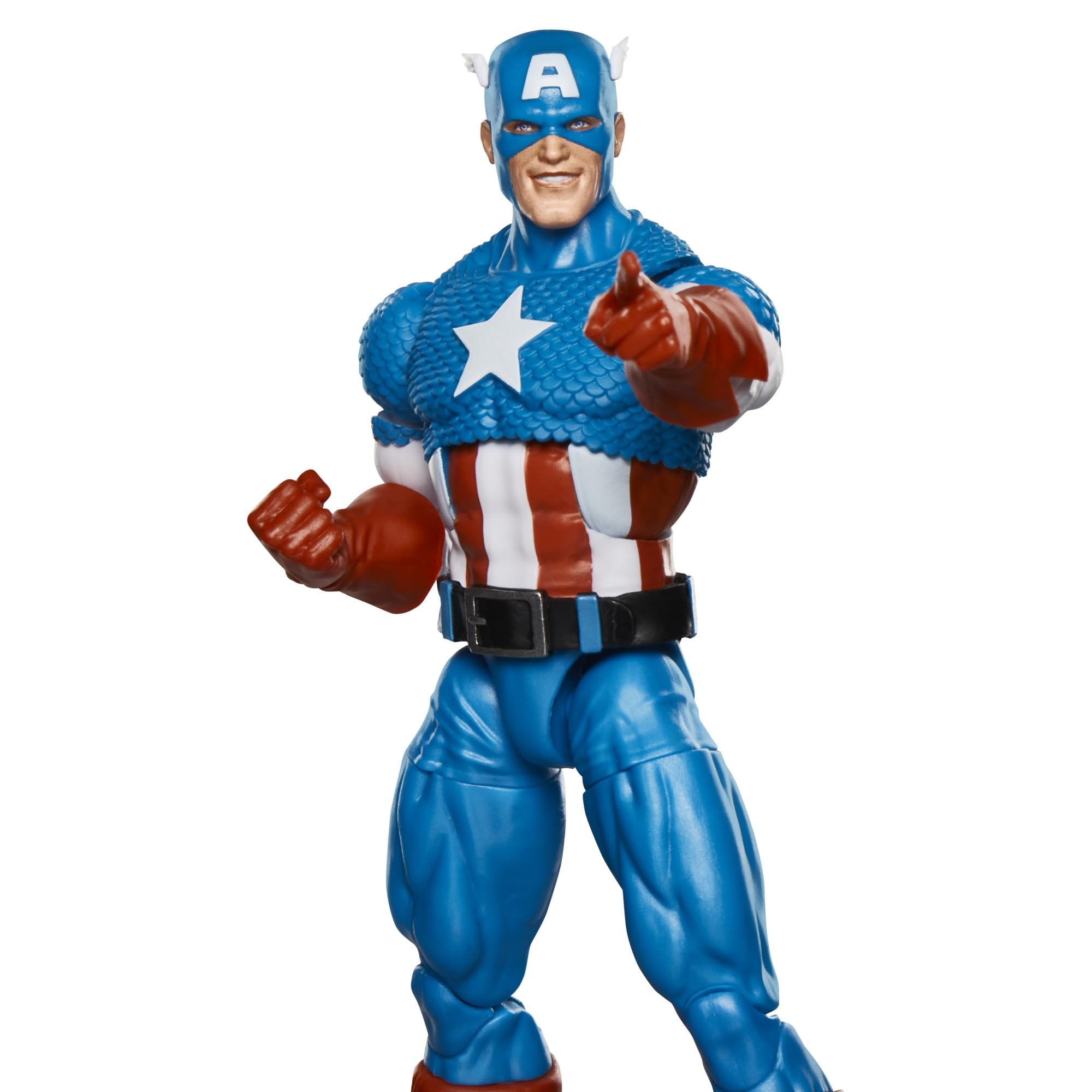 Marvel Legends Series Captain America Action Figure - Inspired by 1980s Secret Wars Comic, 6 Inch Collectible with Retro Packaging