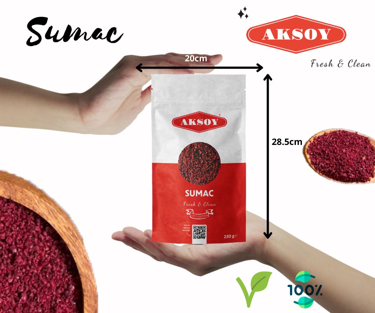 Aksoy Premium Ground Sumac 500g | 100% Natural Tangy Spice for Middle Eastern & Mediterranean Dishes 5