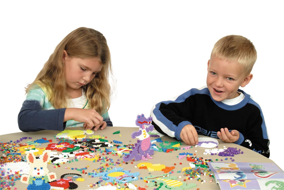 Hama Bluey Fuse Beads Set - 2000 Midi Beads, Square Pegboard | Ages 5+ | Plastic 7