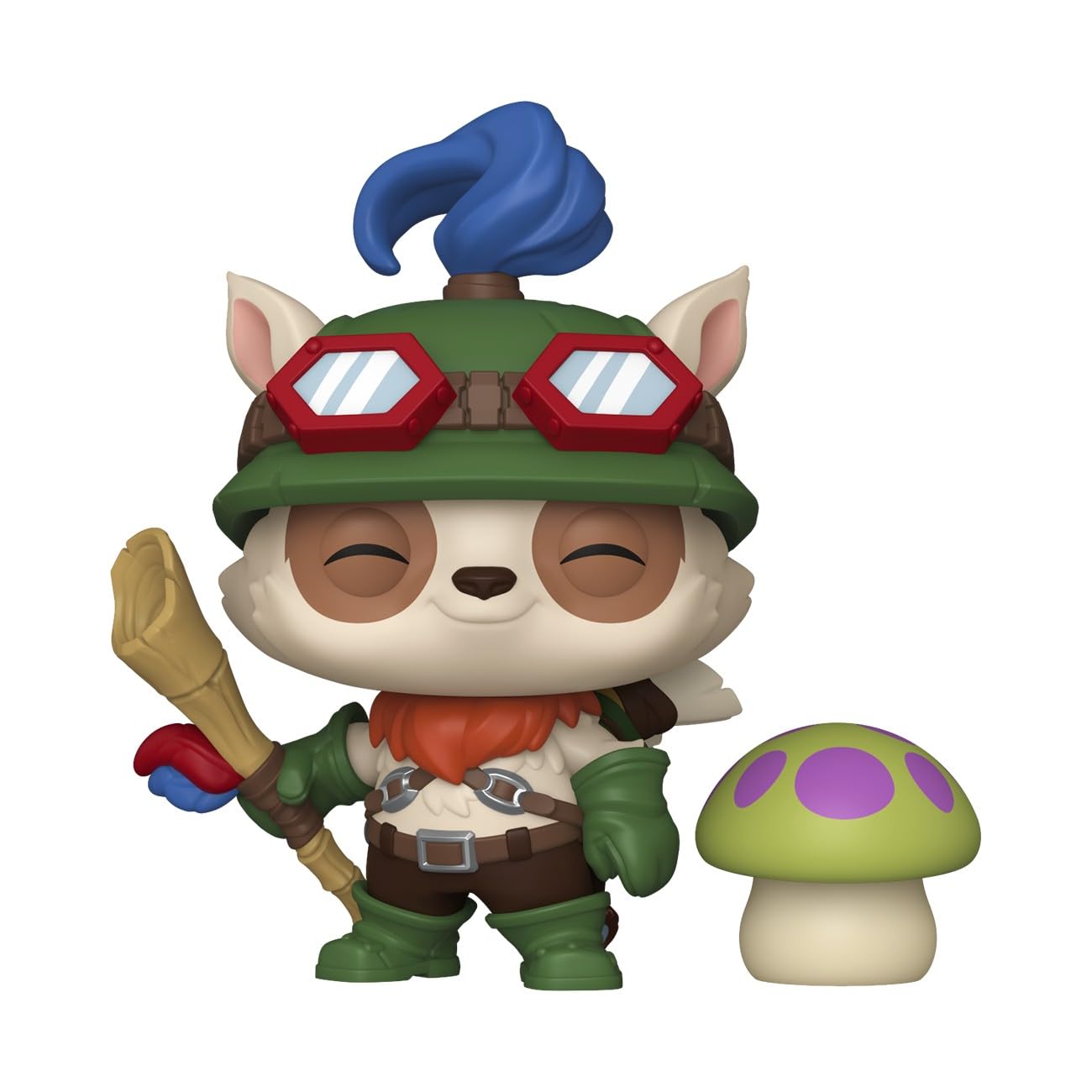 Funko Pop! & Buddy League of Legends - Teemo with Mushroom | Vinyl Figure | 3.75 in