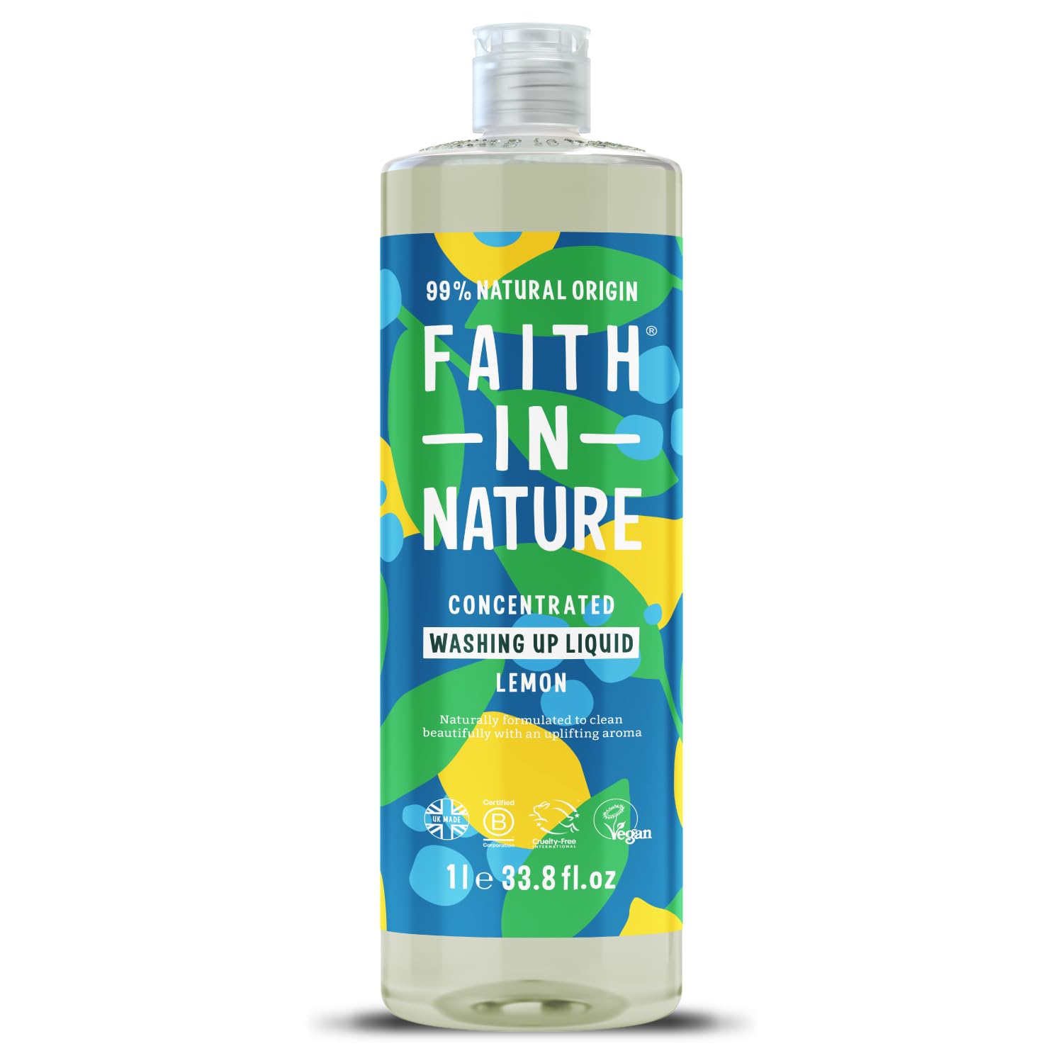 FAITH IN NATURE Natural Biodegradable Washing Up Liquid | 1L Liquid | 99% Natural Origin 1