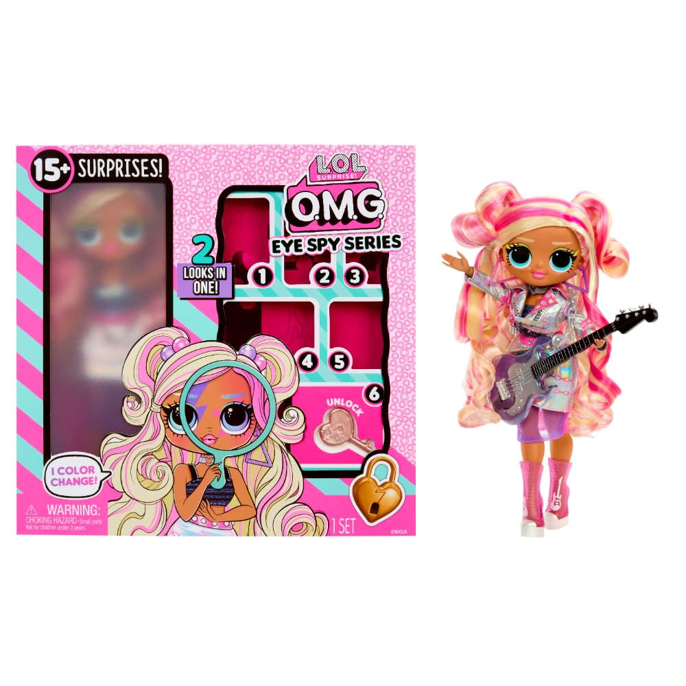 L.O.L. Surprise! OMG Eye Spy Series - Rockstar Fashion Doll with Fashions & Accessories