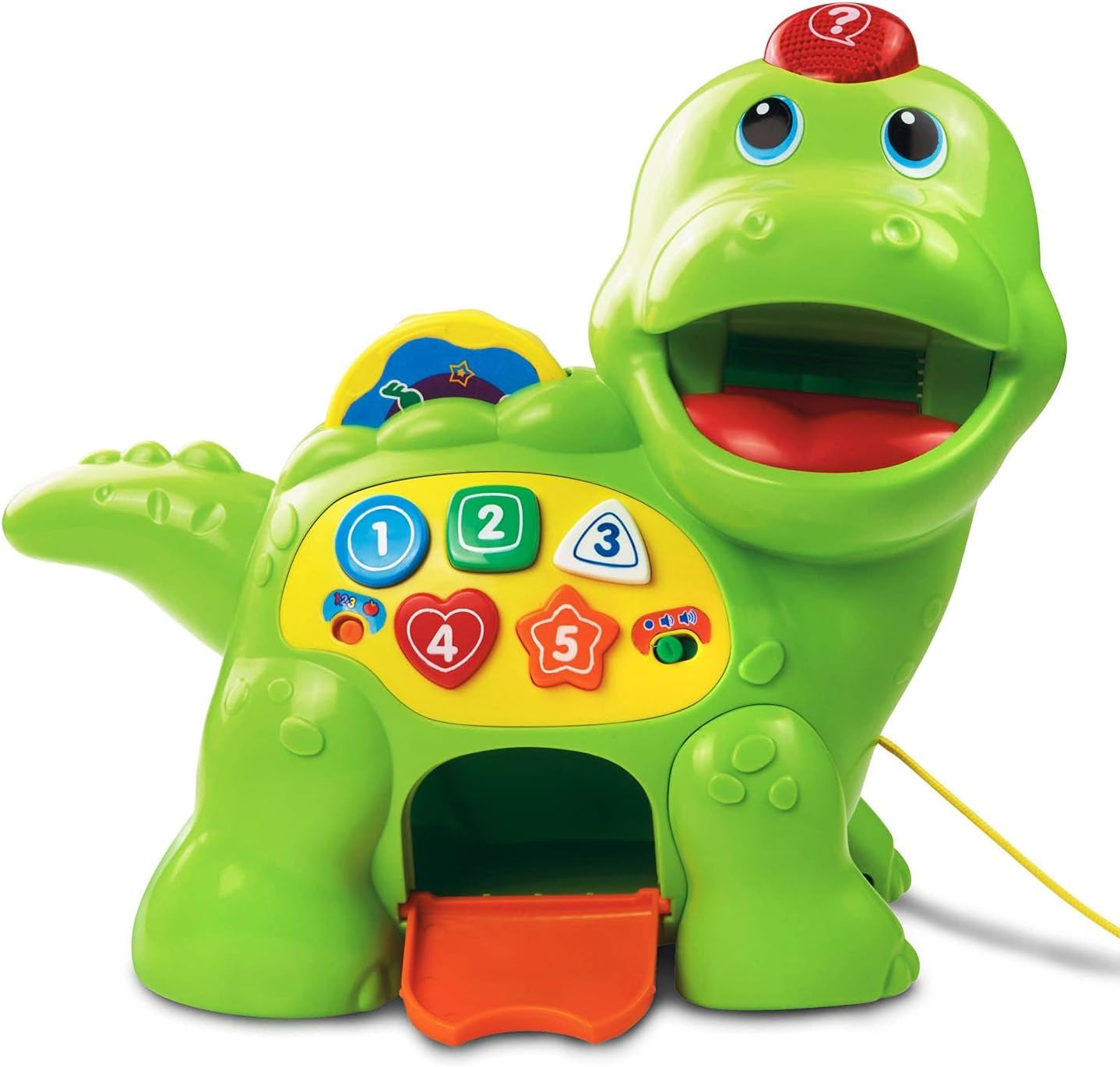 VTech Baby Feed Me Dino - Interactive Musical Toy with Lights, Numbers & Shapes for Toddlers 1-3 Years