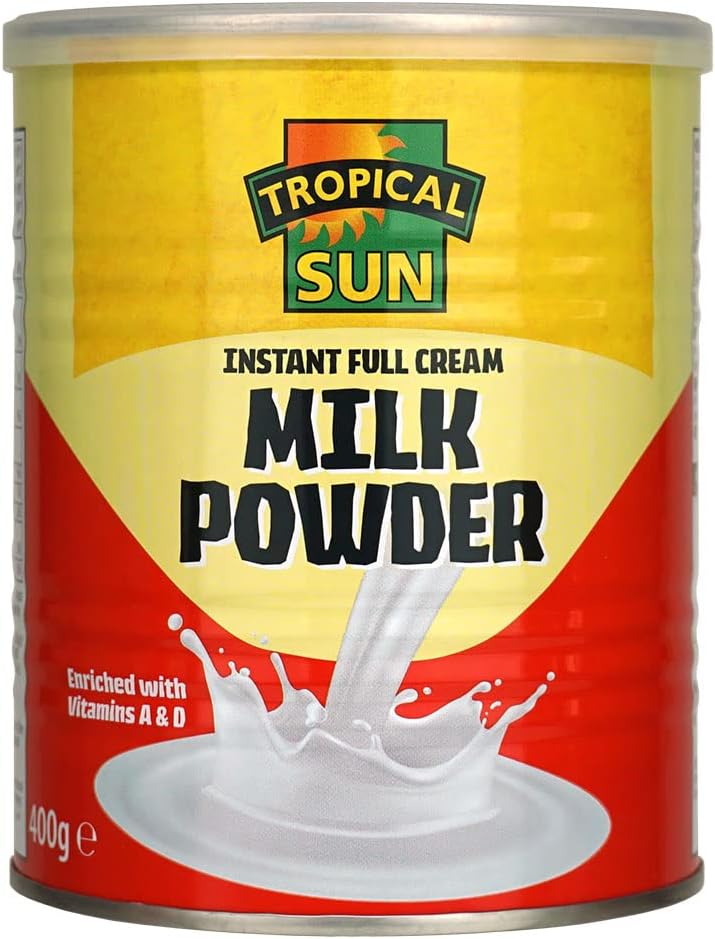 Tropical Sun Full Cream Milk Powder, 400g – Fortified with Vitamins A & D