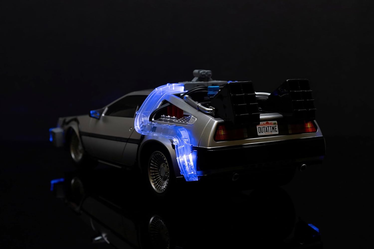 Jada Back to the Future Time Machine Remote Controlled Vehicle - 1:16 Scale, Black 5