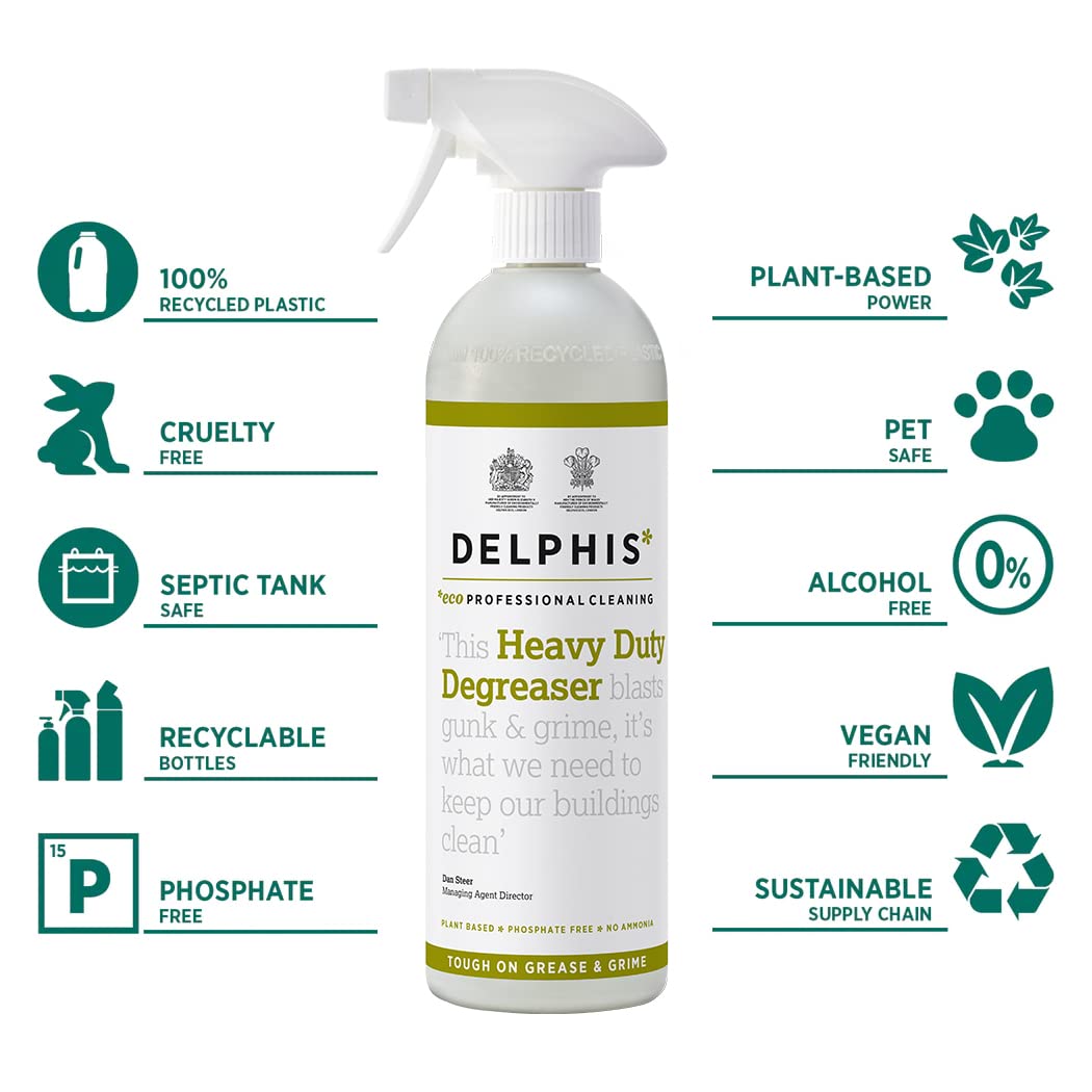 Delphis Eco - Heavy Duty Kitchen Degreaser Plant-Based Vegan 700ml