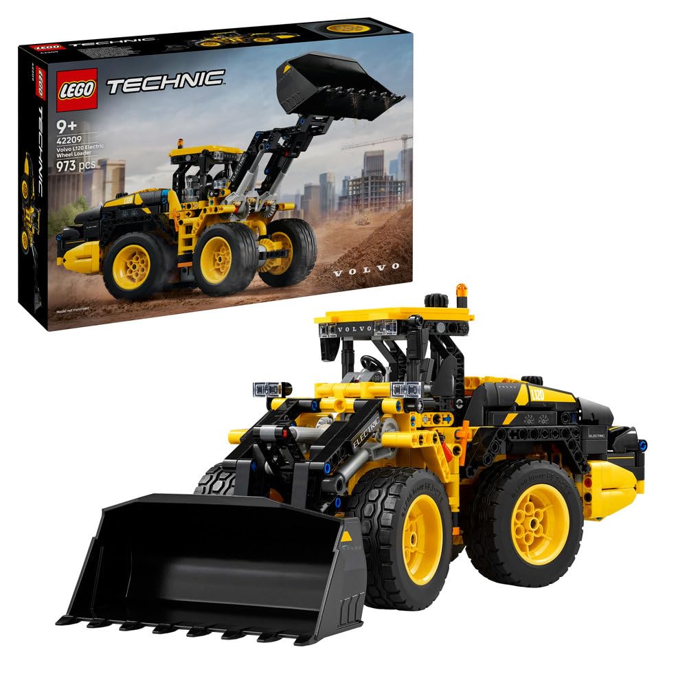 LEGO Technic Volvo L120 Electric Wheel Loader - 973-Piece Building Set for Ages 9+