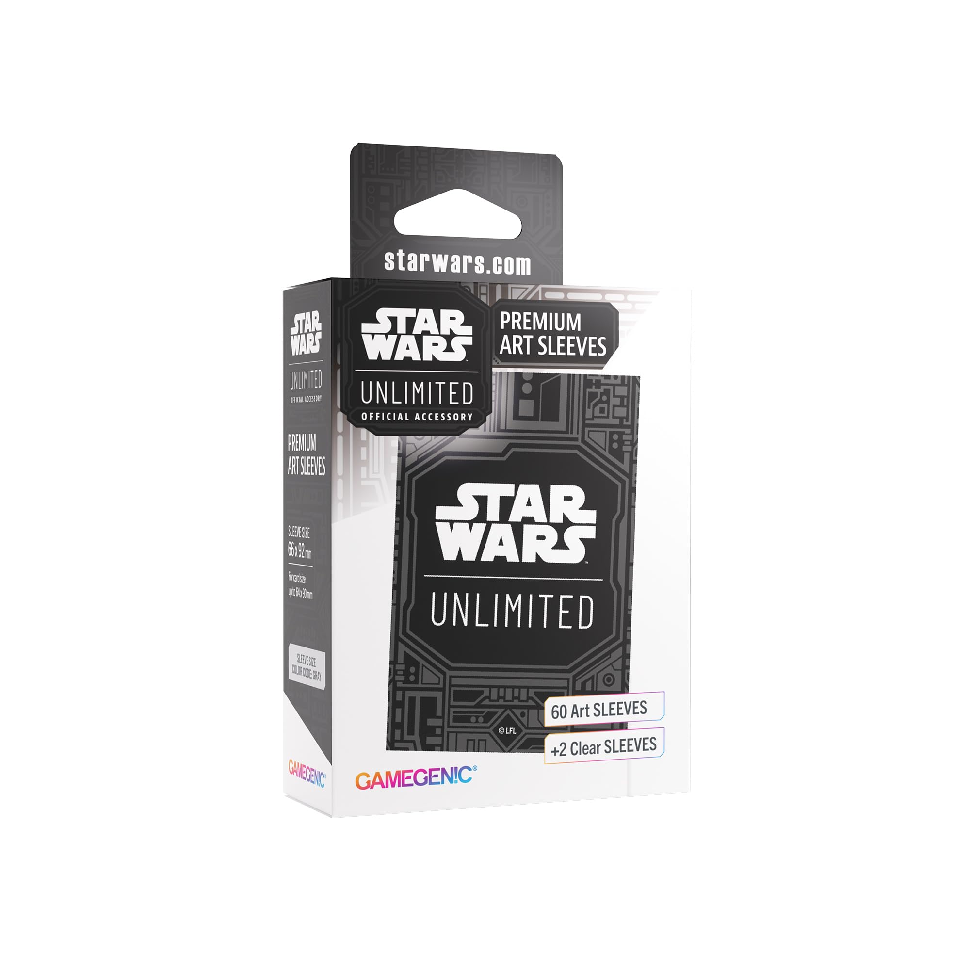 Gamegenic Star Wars: Unlimited Premium Art Sleeves Set 5 - 60 Full-Color Sleeves + 2 Clear Sleeves