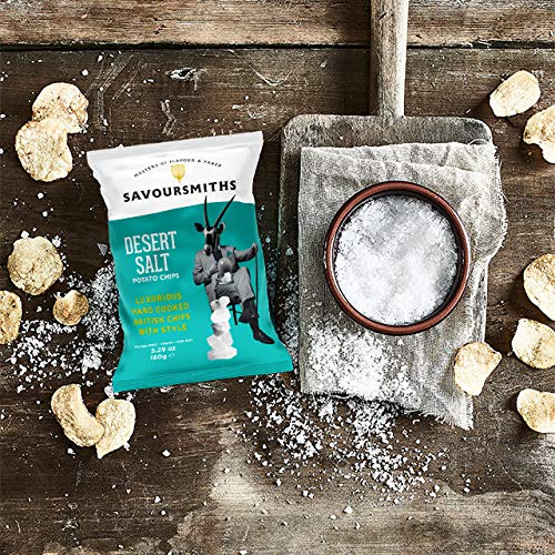 Savoursmiths Big 5 Flavours - 5 x 150g Luxury Hand-Cooked Crisps Multipack | Gluten Free | Natural Ingredients 5