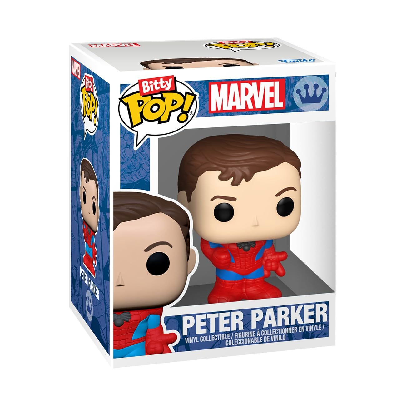 Funko Bitty Pop! Spider-Man 4-Pack with Mystery Mini Figure - Marvel Collectible Vinyl Figures